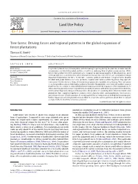 Land Use Policy Tree Farms