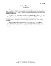 Letters Collection Introduction