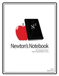 Newton's Notebook