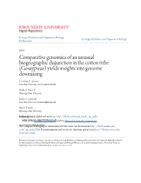 Yields Insights Into Genome Downsizing Corrinne E