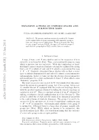 Arxiv:0810.1295V3 [Math.GR] 13 Jan 2011 Hc Sijciebtntsretv.Wt Hstriooya Hand, Sa at by Terminology Rephrased Set Be This a May with That Sets M Inﬁnite Surjective