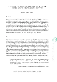 A Historicist Proposal. Blood Simple, Neo-Noir at the End of The