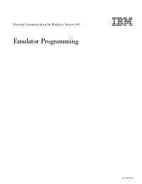Emulator Programming