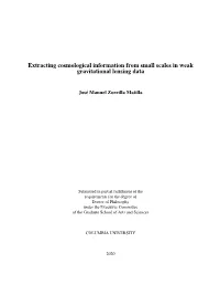 Extracting Cosmological Information from Small Scales in Weak Gravitational Lensing Data