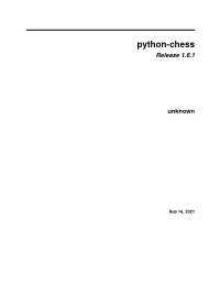 Python-Chess Release 1.6.1