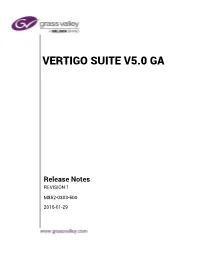 Release Notes REVISION 1