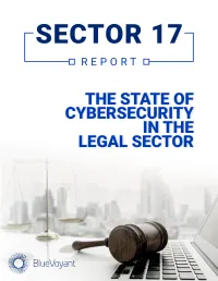 Sector 17 1 TABLE of CONTENTS
