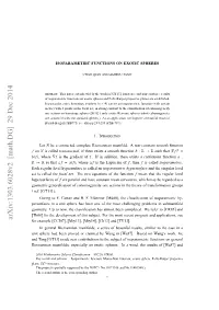 Arxiv:1303.6028V2 [Math.DG] 29 Dec 2014 B Ahrglrlvlhprufc Scle an Called Is Hypersurface Level Regular Each E Scle the Called Is Set E.[T3 )
