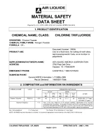 Chlorine Trifluoride
