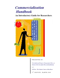 Commercialization Handbook