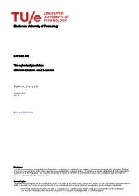 Eindhoven University of Technology BACHELOR the Spherical