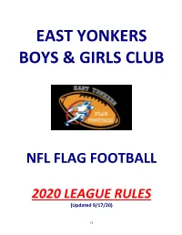 RULES (Updated 9/17/20)