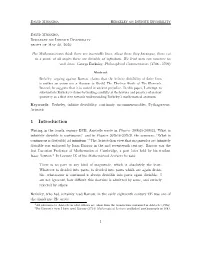 Berkeley on Infinite Divisibility