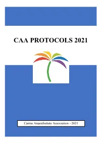 Caa Protocols 2021