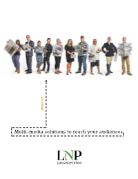 Multi-Media Solutions to Reach Your Audiences