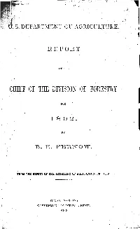 Report B. E. Fernow