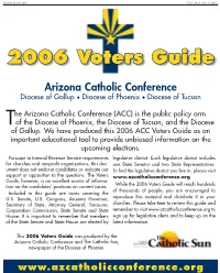 2006 Voters Guide