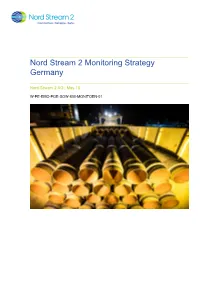 Nord Stream 2 Monitoring Strategy Germany