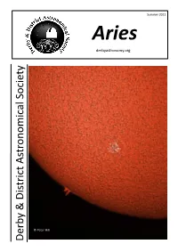 Summer 2021 Edition of Aries