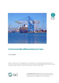 Environmentally Differentiated Port Dues