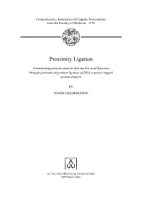 Proximity Ligation