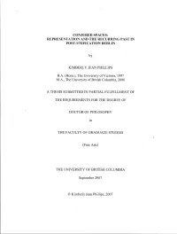 Representation and the Recurring Past in Post-Unification Berlin