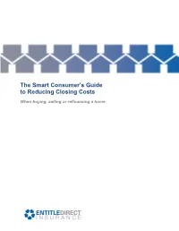 The Smart Consumer's Guide to Reducing Closing Costs