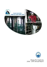 2007 Annual Report Inside Front Cover ( Left Blank) Contents