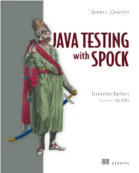 Java Testing with Spock by Konstantinos Kapelonis