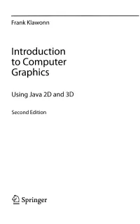 Using Java 2D and 3D