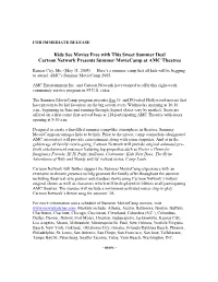 For Immediate Release