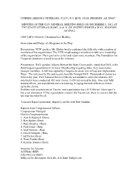 UAV REGULAR MINUTES Dec 1 2012