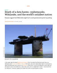 Cypherpunks, Wikileaks, and the World's Smallest Nation