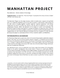 Manhattan Project