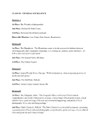 Best of the Press Editorial Winners