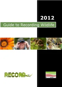 Guide to Recording Wildlife