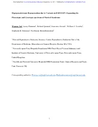 Hypogonadotropic Hypogonadism Due to Variants in RAB3GAP2: Expanding The