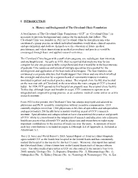 I. INTRODUCTION A. History and Background Of