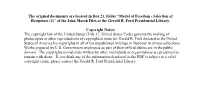 Medal of Freedom - Selection of Recipients (2)” of the John Marsh Files at the Gerald R