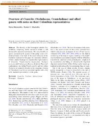 Overview of Cranichis (Orchidaceae, Cranichidinae) and Allied Genera with Notes on Their Colombian Representatives