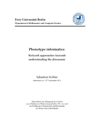 Phenotype Informatics
