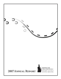 2007 Annual Report Land for Horse-Related Activities