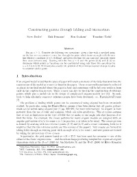 Constructing Points Through Folding and Intersection