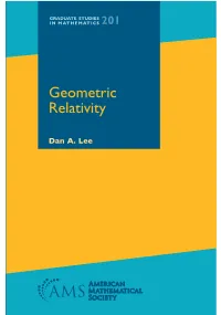 Geometric Relativity