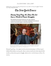 Huang Yong Ping, a Conceptual Artist and Pioneering Figure of China's Post