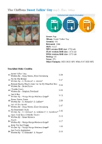 The Chiffons Sweet Talkin' Guy Mp3, Flac, Wma