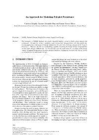 An Approach for Modeling Polyglot Persistence