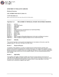 CODE of COLORADO REGULATIONS 3 CCR 702-4 Series 4-2 Division of Insurance