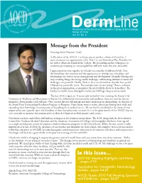Message from the President