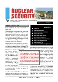 Nuclear Security: a Fortnightly Newsletter from Caps